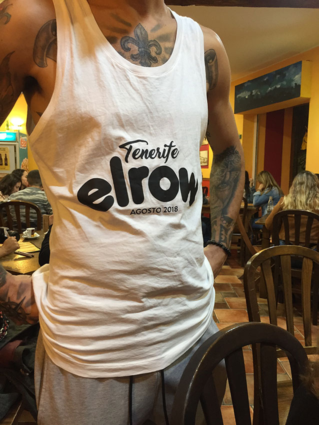 Impresión Camiseta Elrow Tenerife